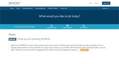 Desktop Screenshot of irhost.org