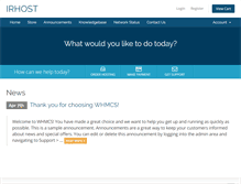 Tablet Screenshot of irhost.org